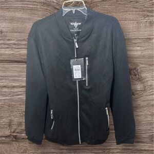V.I.P Collection Men's Black Bomber Jacket